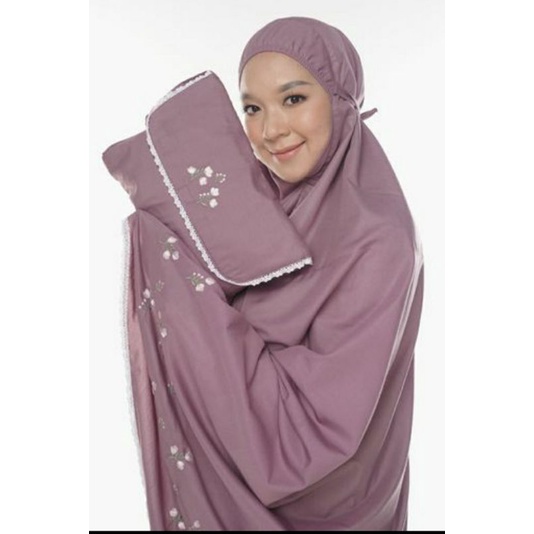 Mukena Dewasa Siti Khodijah bordir salwa jumbo katun premium COD