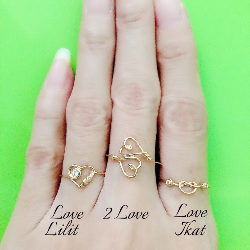 Cincin Linea UBS 375 - LoveLilit, 2 Love, Ikat