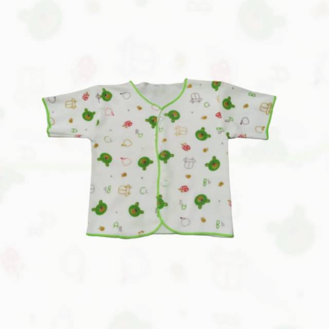 [6 PCS ] Baju Bayi Lengan Pendek motif Newborn