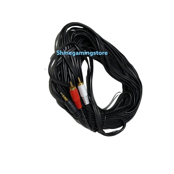 Kabel RCA 15m 1-2 Jack 3.5mm utk speker - Audio aux Cable for speaker