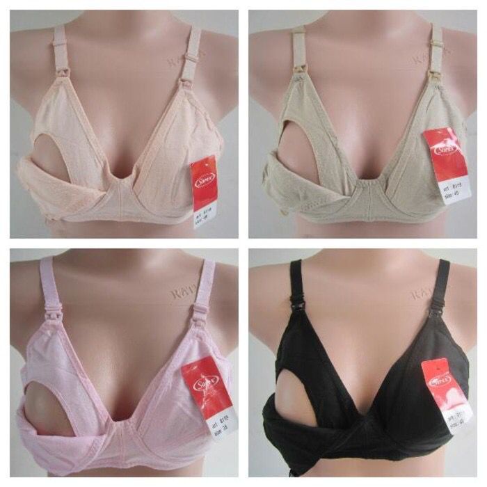 BH BRA IBU 8119 SOREX IBU MELAHIRKAAN MENYUSUI - SOREX NURSING BRA TANPA KAWAT TANPA BUSA TIPIS BISA DIBUKA DARI ATAS TUTUP PASANG - - ARA98STORE