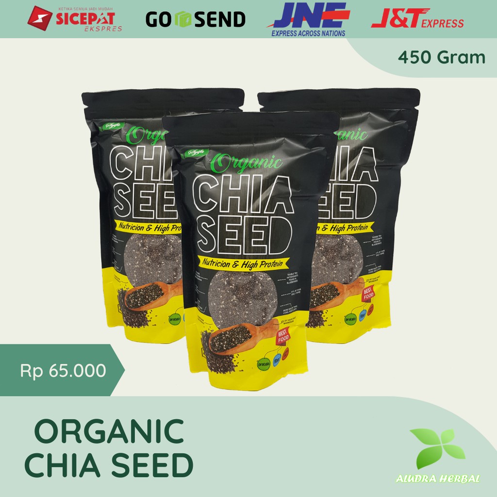 

Black Chiaseed Organic Syifa 450 Gram Asli Chia Seed