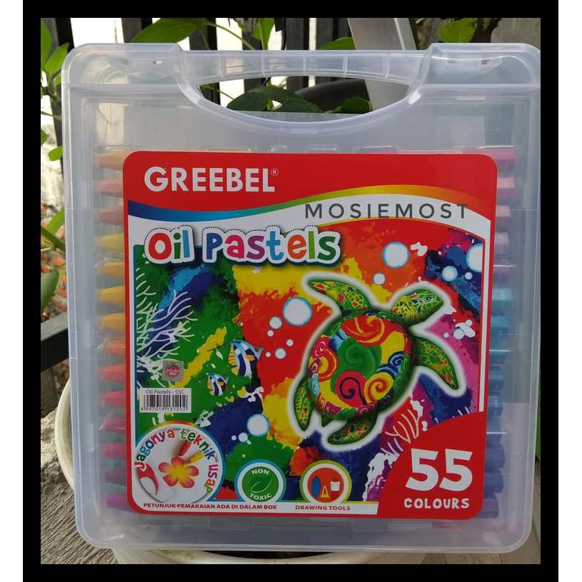 

Murmer Terlaris Crayon Greebel Oil Pastels Isi 55 Warna High Class Terbaru