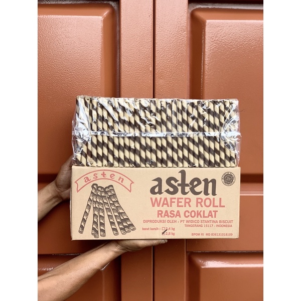 

[GROSIR] -- [2,8 KG] ASTEN WAFER ROLL / WAFER COKELAT ENAK ASTOR / COKLAT MIRIP AS*TOR SUPER ENAK