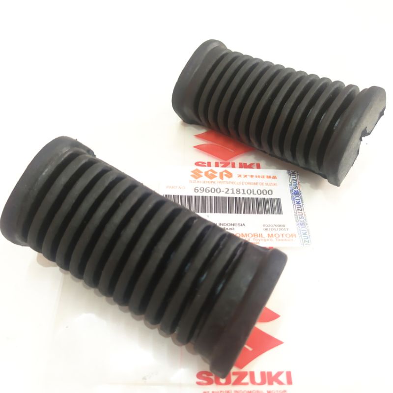 Karet step depan kiri-kanan satria fu 150 Karet bastep depan satria fu 150 1set