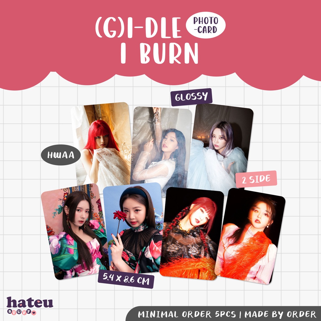 (G)I-IDLE Unofficial Photocard I Burn (Gidle)