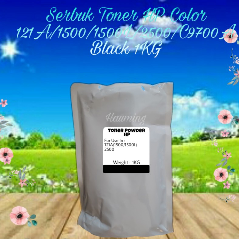 Serbuk Toner Color HP 121A For Use LaserJet 1500 1500LXI 2500 2500LSE C9704A C9700A Black 1kg