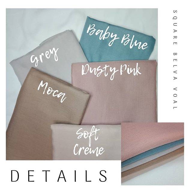 Bela square/jilbab voal/segiempat voal/jilbab segiempat/jilbab murah