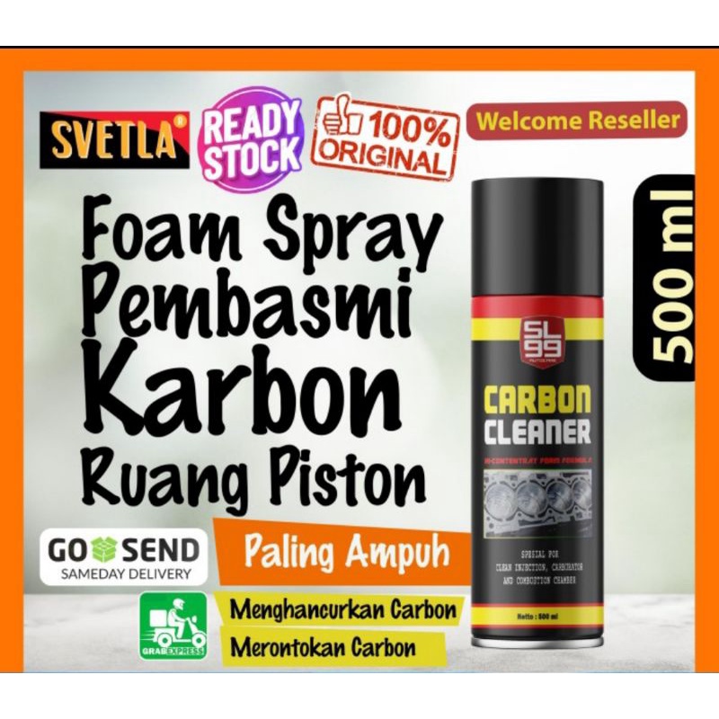 Carbon Cleaner foam spray Sl 99 500 Ml carbon cleaner busa Sl 99 500 Ml gurah mesin performa mesin mobil lebih maksimal seperti baru