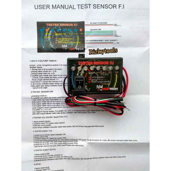 Alat cek Sensor CKP IC sensor TPS cek spool Assy iacv pulser