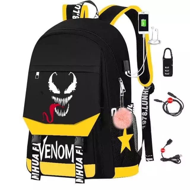 TAS RANSEL ANAK LAKI-LAKI MOTIF VENOM /  TAS RANSEL ANAK / TAS RANSEL MURAH