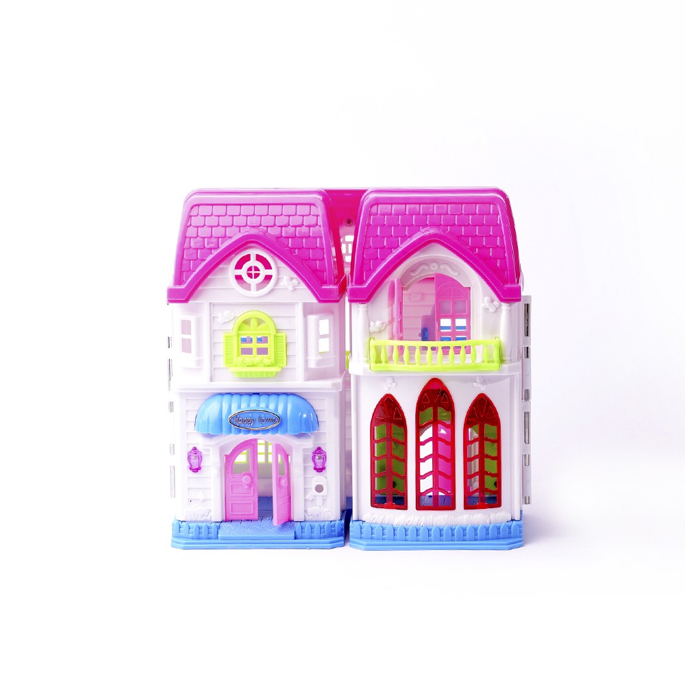 Mainan Anak Cewek Satu Set Rumah Rumahan Barbie House dan Perabotan Mini