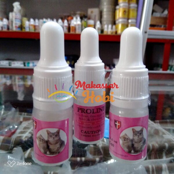 Proline Cat 2.5ml Obat Kutu Kucing Pembasmi Telur Larva Anak Kutu Plus