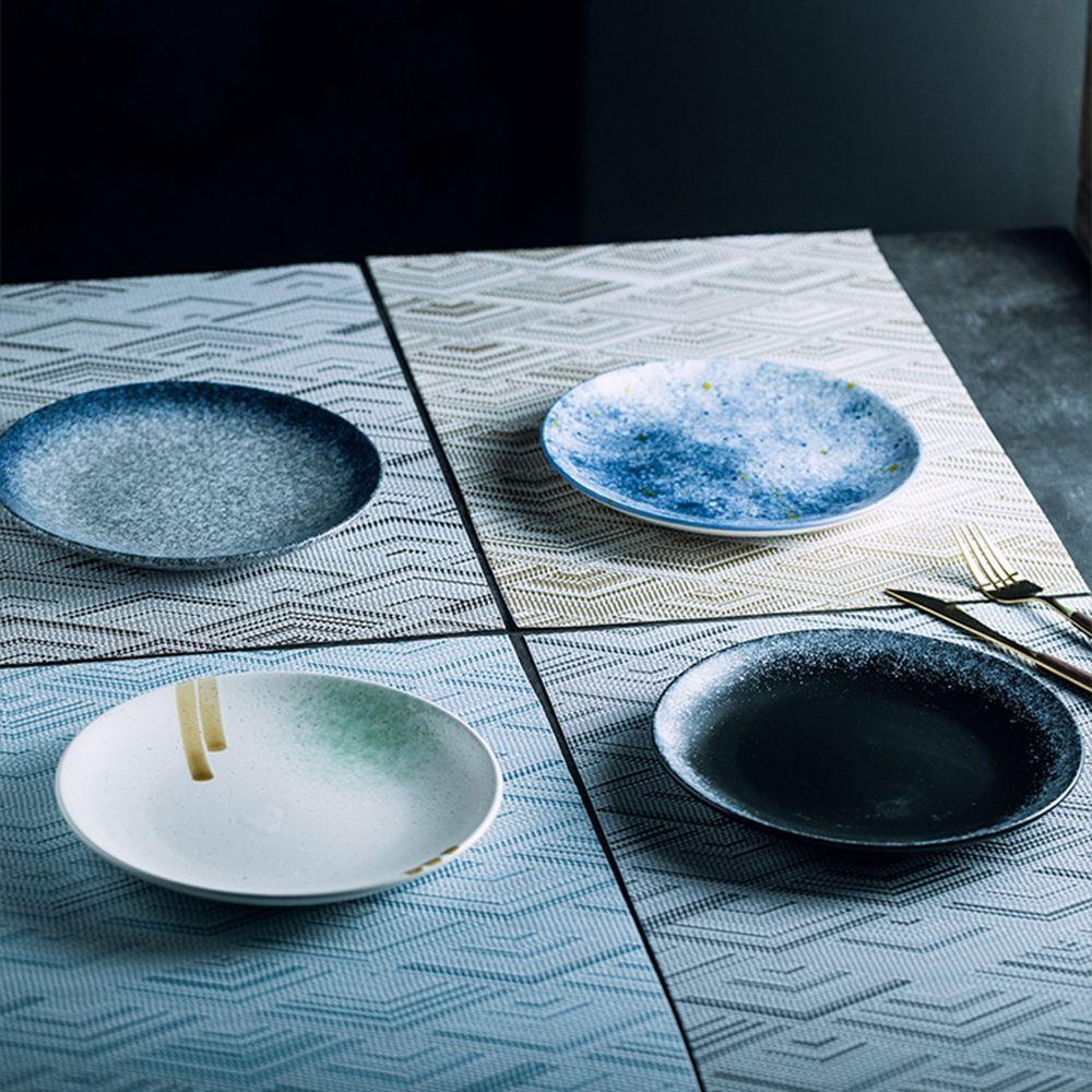 [Elegan] Table Mat Set Wavy Washable Untuk Makan Kreatif Oilproof Dekorasi Meja Rumah Tangga