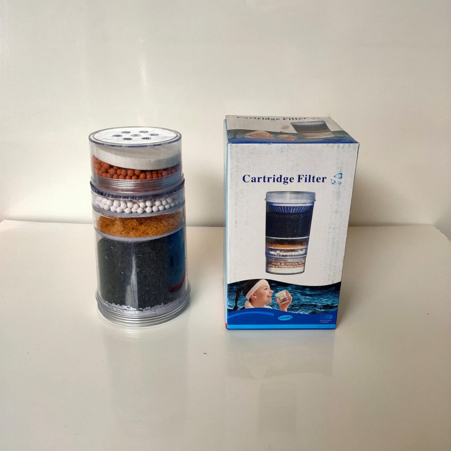 Cartridge Filter Mineral Water Pot Original 5 Steps Penyaring Air Multifungsi Cartridge Filter Air 5 Tingkat Alat Penyaring Air