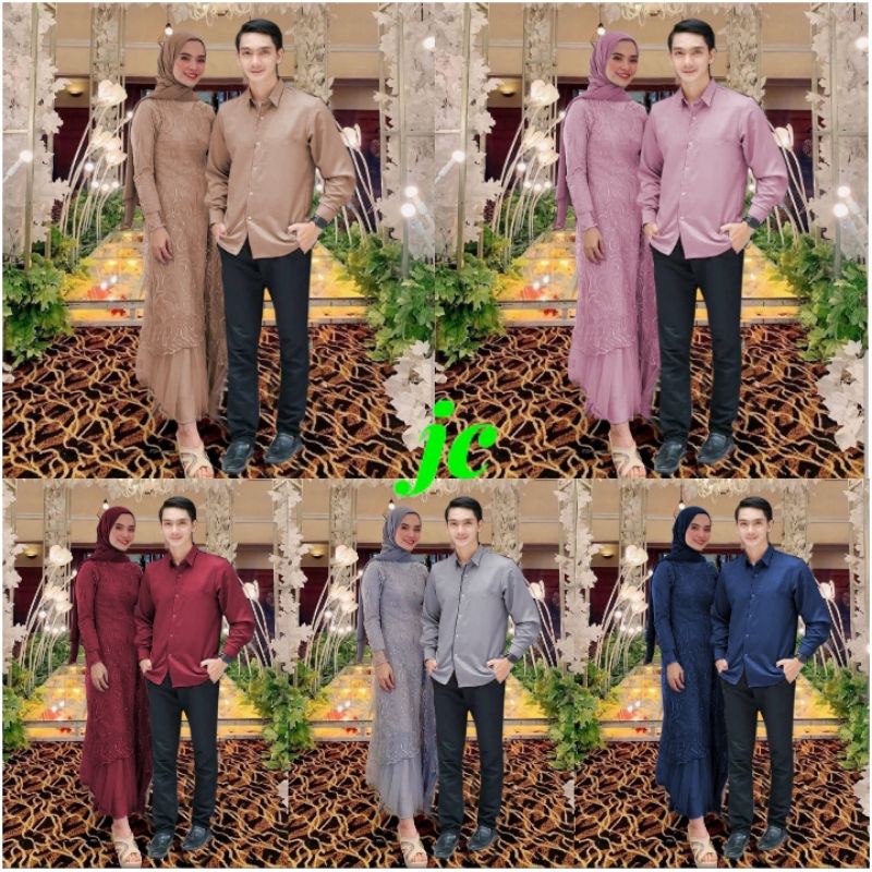 JCZR - Couple Geraldine / Baju Pasangan Terbaru / Couple Lebaran Kekinian