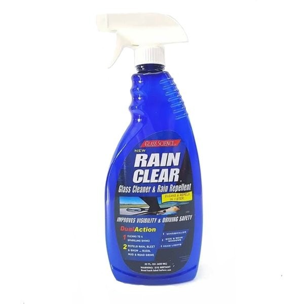 RAIN CLEAR Spray 650ml Glass Cleaner Repellent Pembersih Kaca Efek Daun Talas MURAH