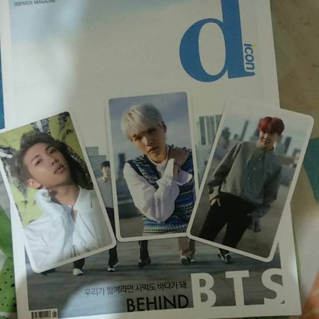 { READY } foto card ( pc ) official BTS d-icon