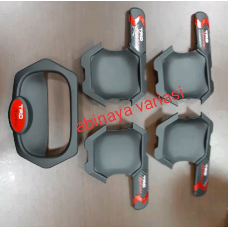 Outer Handle Mobil RUSH Hitam 5 pcs