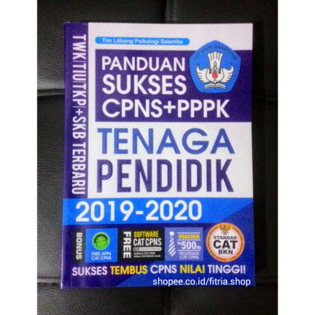 Buku Tes Cpns Pppk Tenaga Pendidik 2019 2020 Cpns Guru P3k Dosen Original 2020 Shopee Indonesia