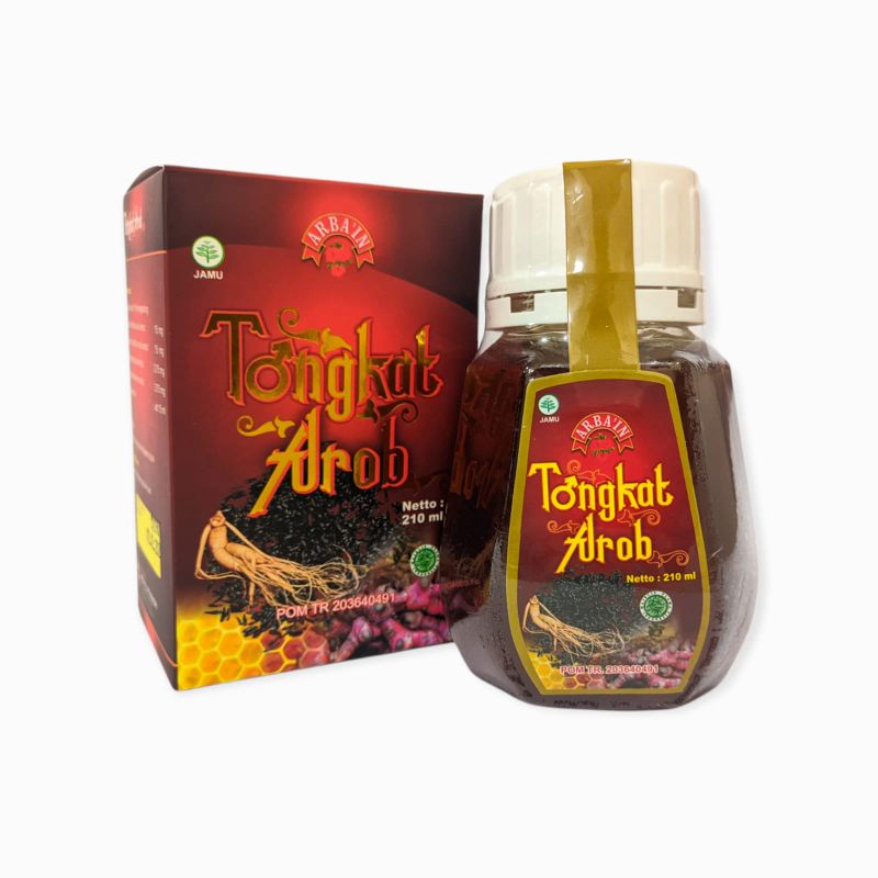 Madu Herbal Tongkat Arab Plus Gingseng Arba'in 210ml / Madu Herbal Stamina Pria Kuat