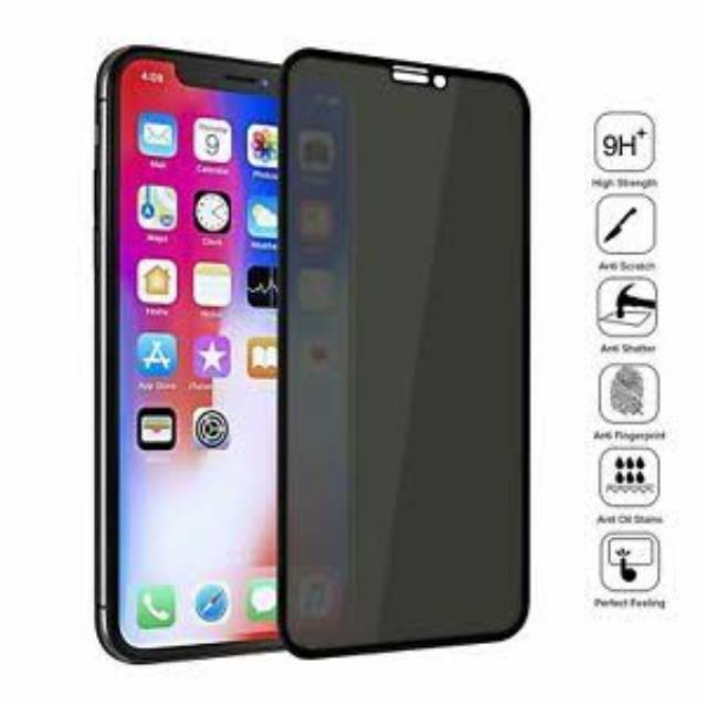 IPHONE Anti SPY tempered GLASS PRIVACY screen protector-X/XR/11/11 PRO/XS/6/6 plus/7/8/7 plus/8 plus