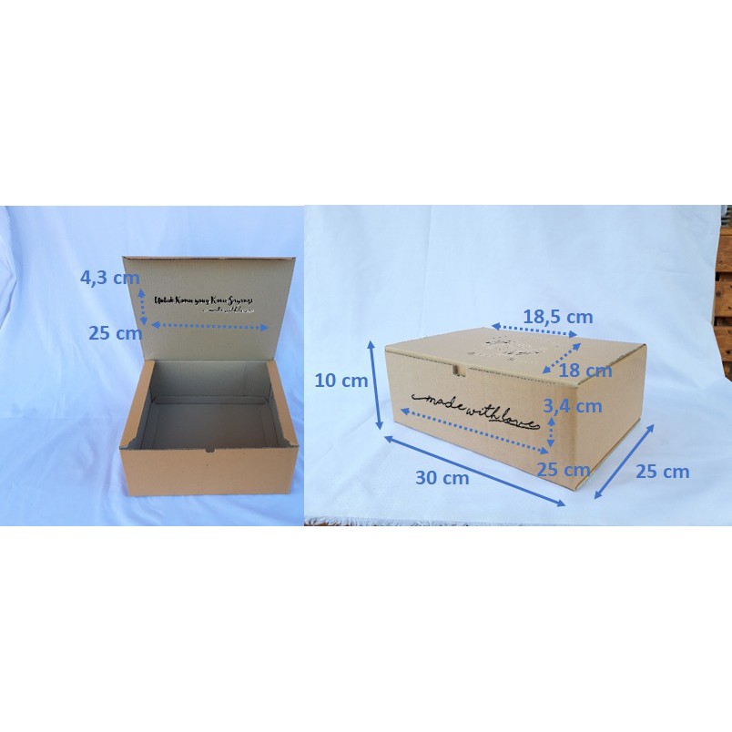 

SH WA 0879 Kardus Flip Top Custom Ukuran Harga Murah