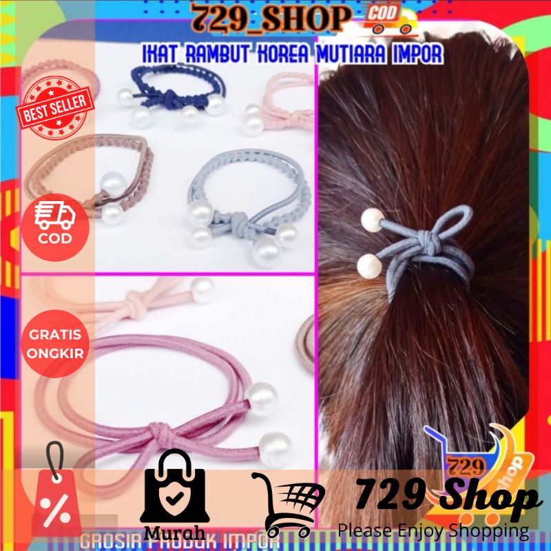 Ikat Rambut Korea Elastis Import Best Seller