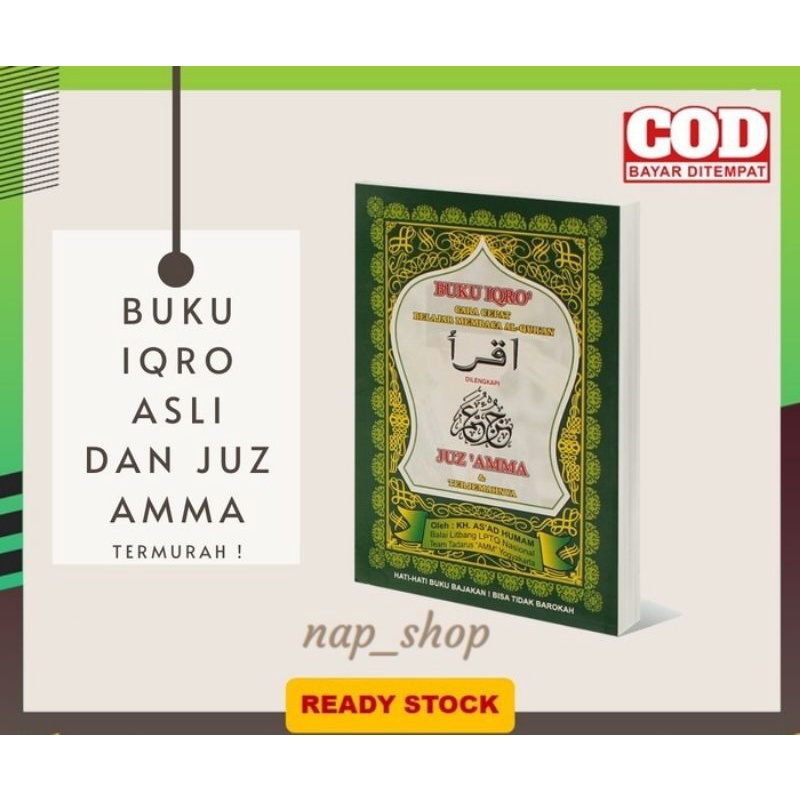 Jual Buku Iqro 1 6 Plus Juz Amma Dan Terjemahan Shopee Indonesia 2153