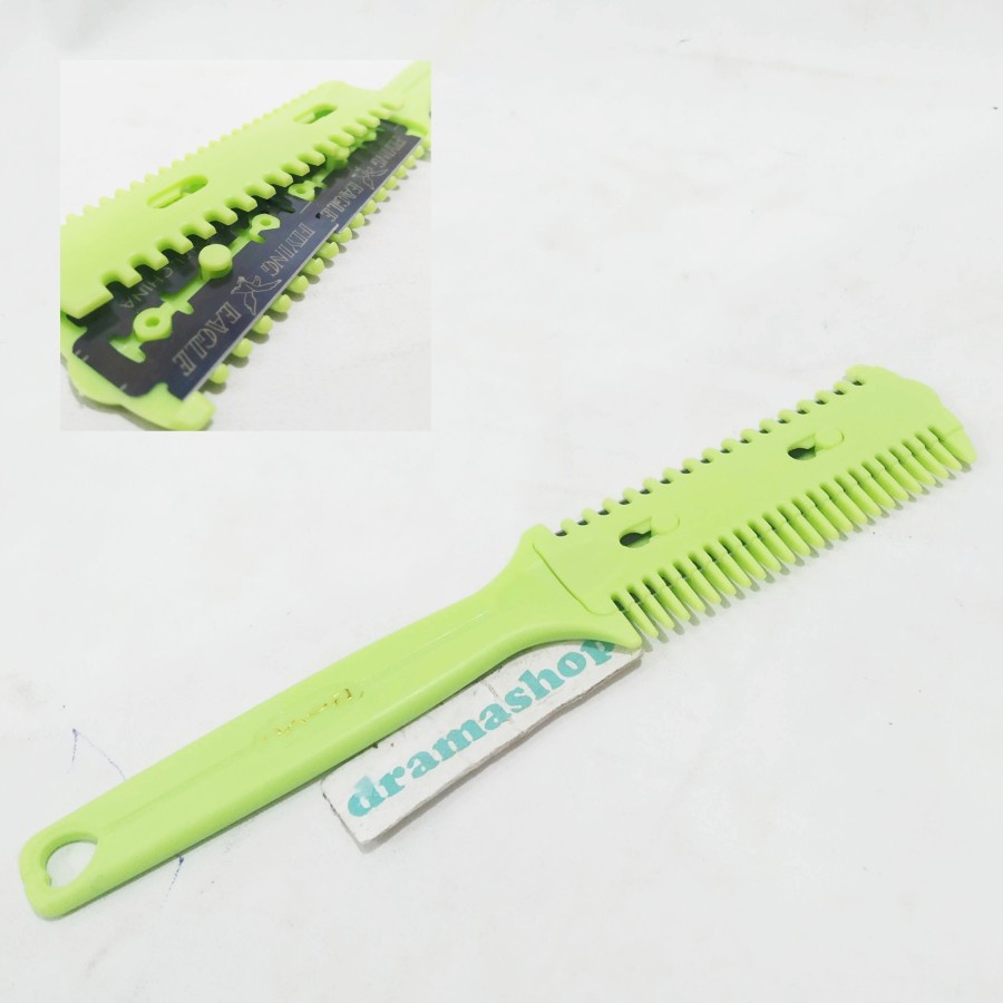 Sisir silet Comet komet penipis pencukur cukur rambut + gunting