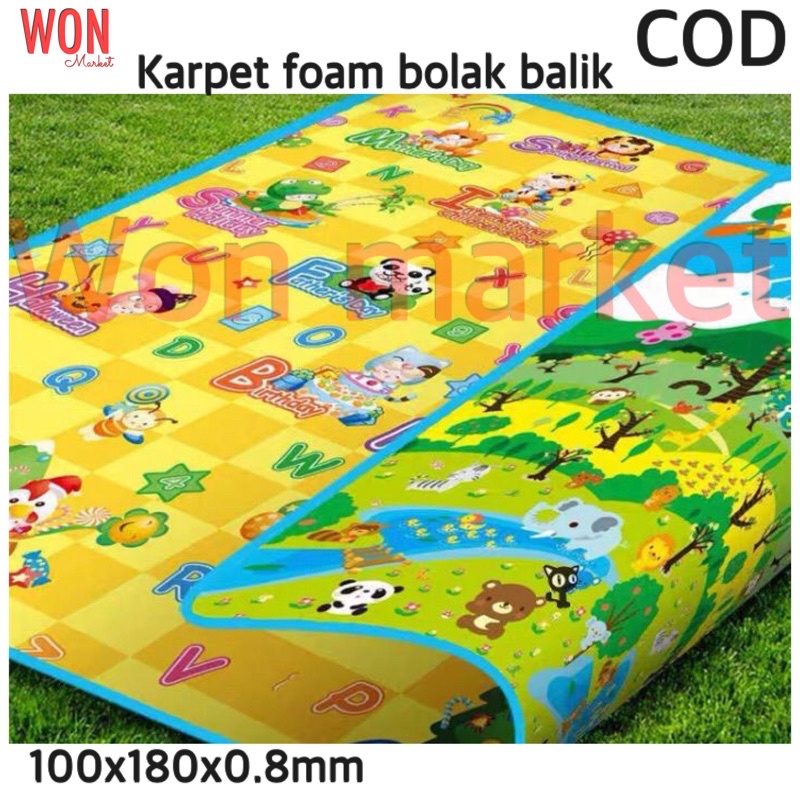 karpet bolak balik | karpet foam | karpet 100x180cm | karpet motif | karpet tamasya | karpet anak anak | karpet ruang tamu | karpet tidur | karpet kamar tidur | karpet ruang tamu