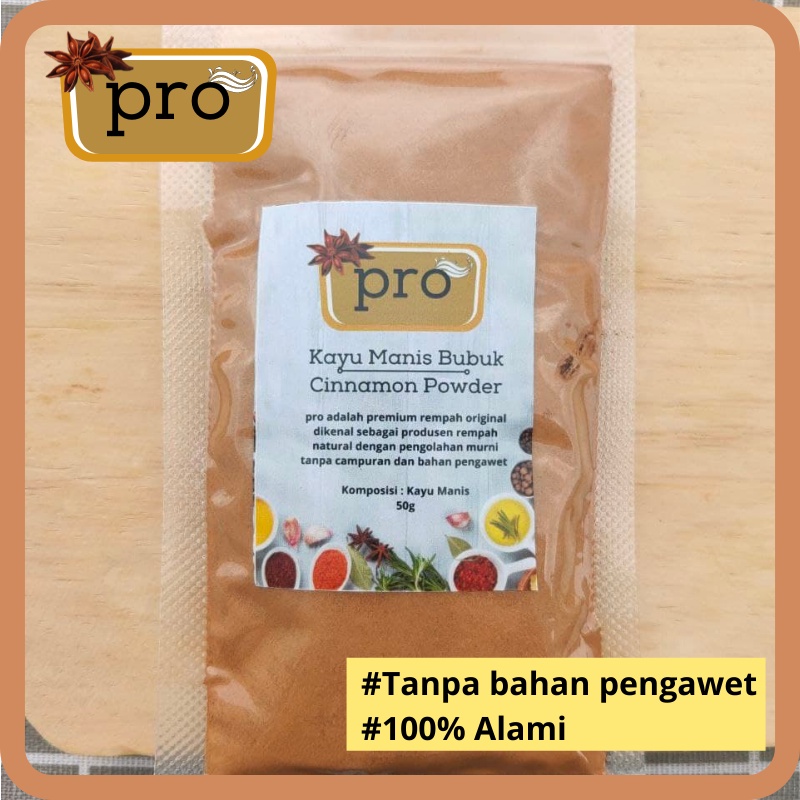 

Kayu Manis Bubuk Murni Asli Isi 50 gram Bumbu Dapur / Cinnamon Powder