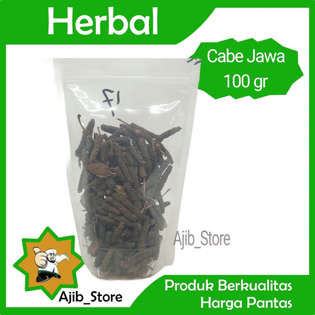 

(KUALITAS SUPER) CABE JAWA KERING 100 GR Cabe Jamu