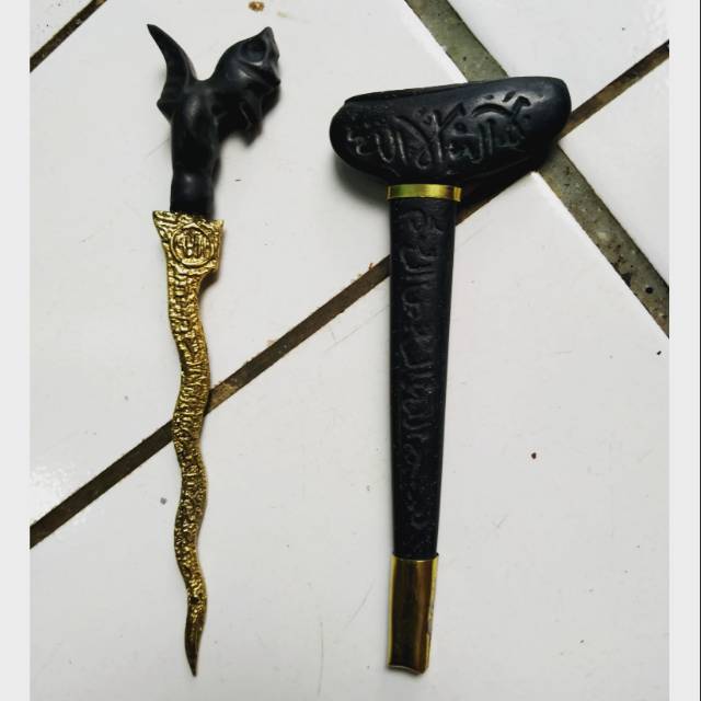 KERIS KECIL WAYANG GATOT KACA LAFADZ KUNINGAN LAILAHAILLAH