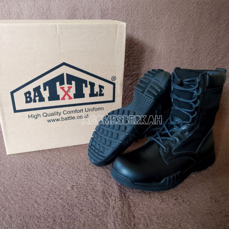 SEPATU PDL BRIMOB JATAH POLRI BATTLE/SEPATU BOOTS BATTLE BRIMOB JATAH POLRI