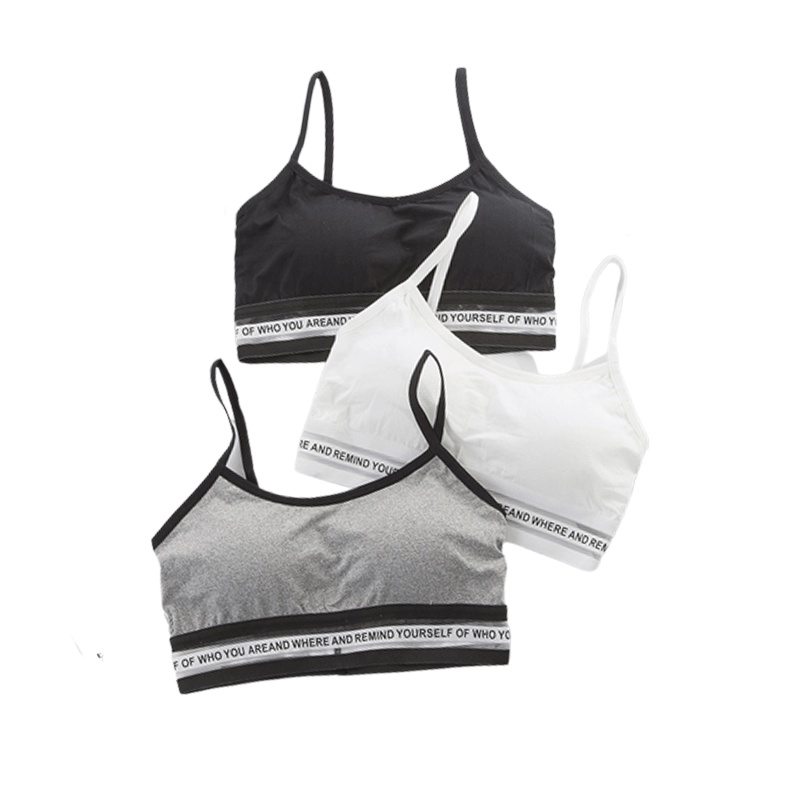 3SP | UWR17 Pakaian Dalam Sports Bra Olahraga Yoga Zumba Wanita Fashion Korea Tanpa Kawat Import