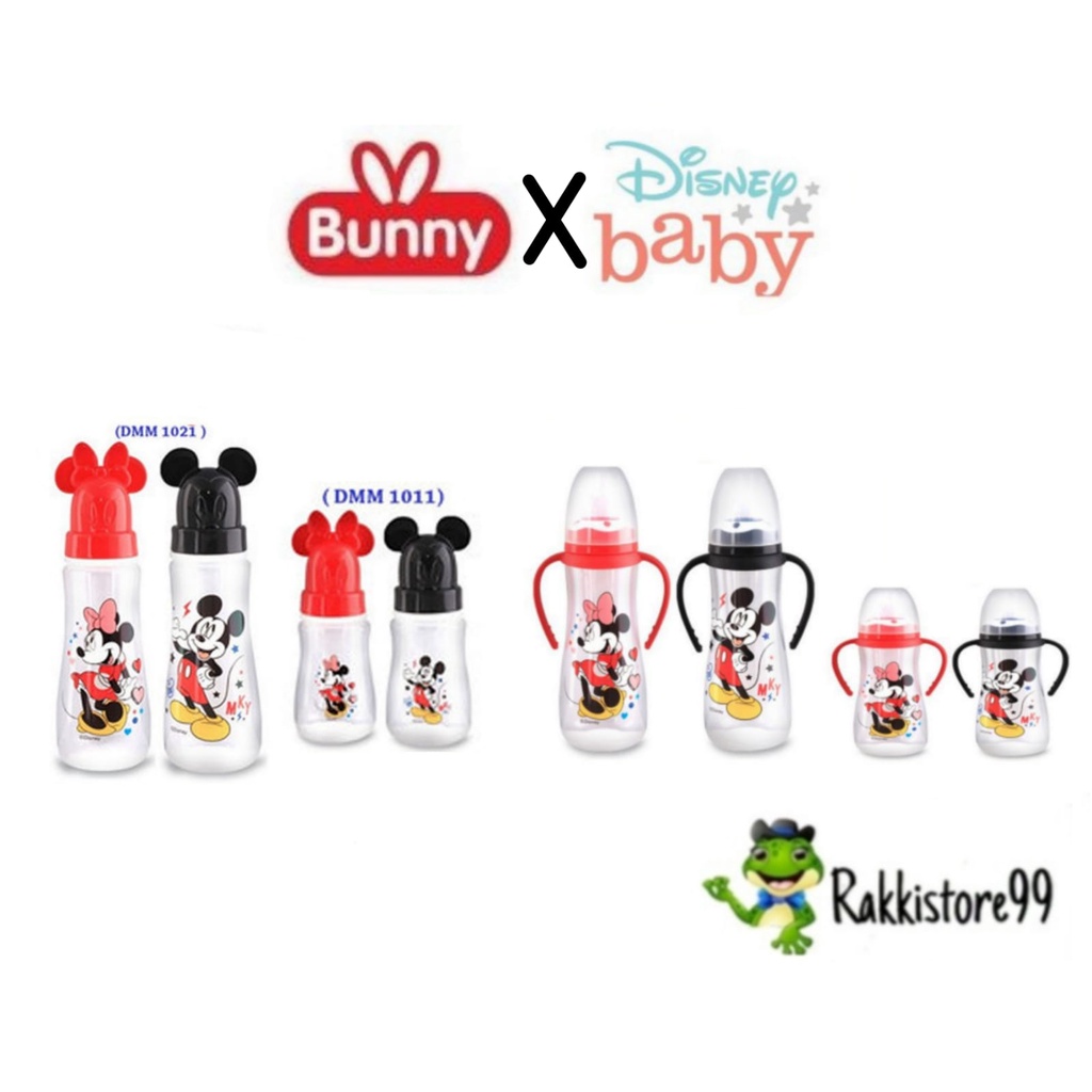 ❣️Rakkistore99❣️ Lusty Bunny Disney DMM-1011/1121 Botol Susu Regular Round Bottle Character Minnie