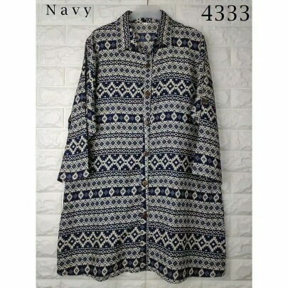 Kemeja  Batik Bahan Rayon Motif 4332 Dan 4333