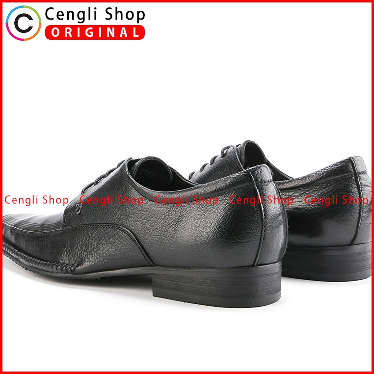 SEPATU PLAYBOY ORIGINAL PANTOFEL KULIT FORMAL PRIA TERBARU HITAM PL03