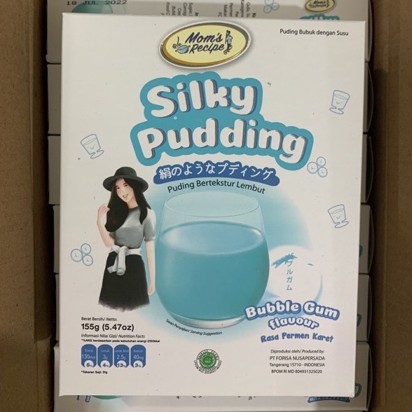 

Silky Pudding Bubble Gum 155 gr