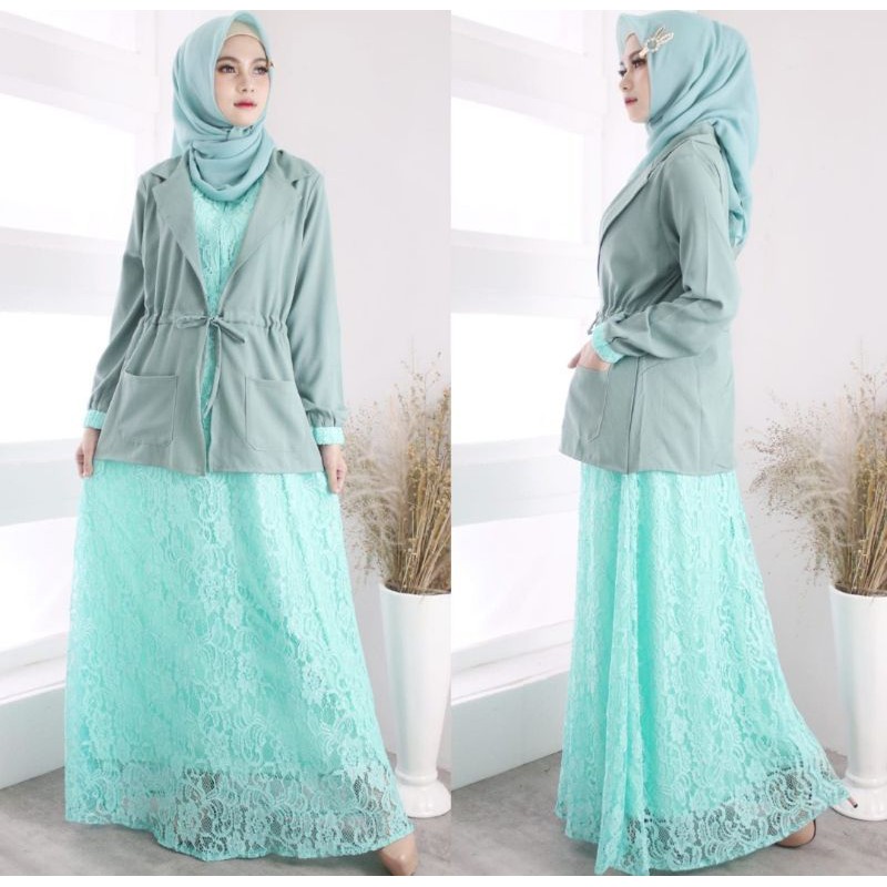 GAMIS BROKAT PREMIUM + OUTER