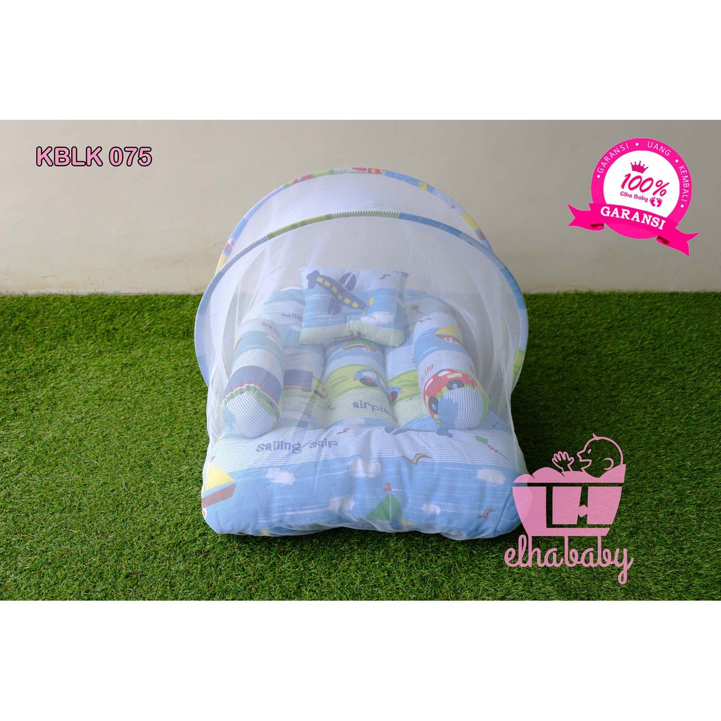 Kasur Bayi Perlengkapan Tidur Bayi Tempat Tidur Bayi Kelambu Murah-5