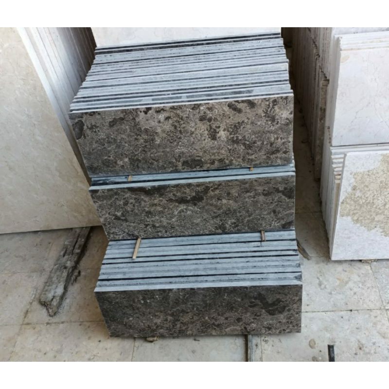 Lembaran Batu Marmer Gray