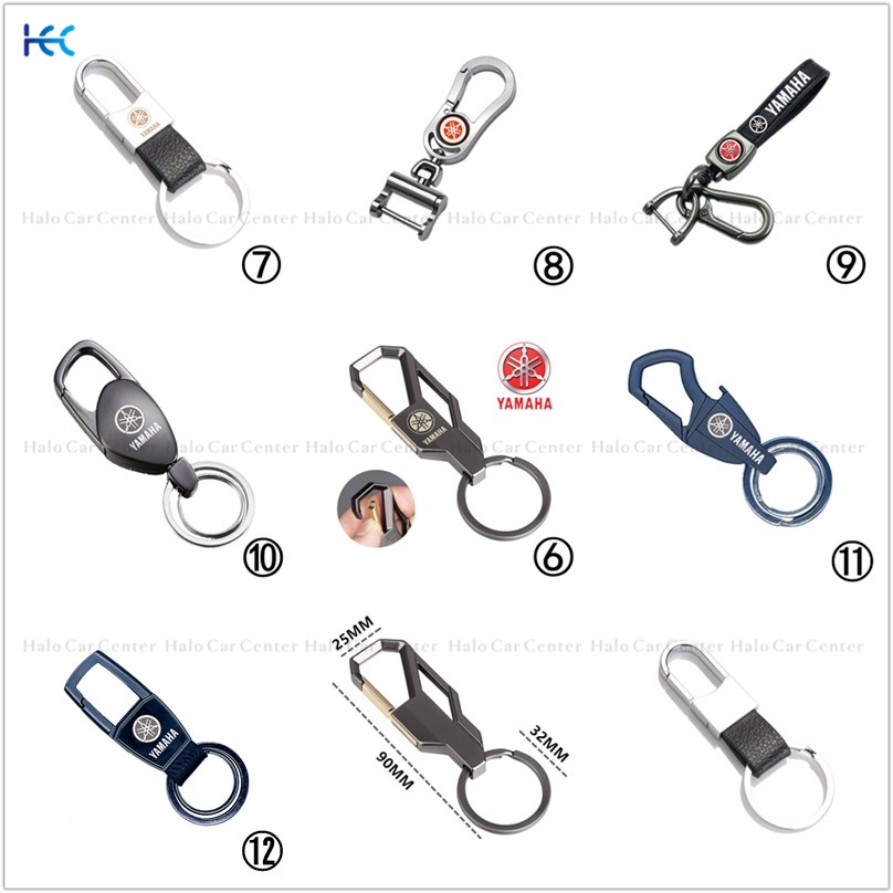 【Ready Stock】Alloy Metal Logo Motorcycle Keychain Car keychain SET for Yamaha