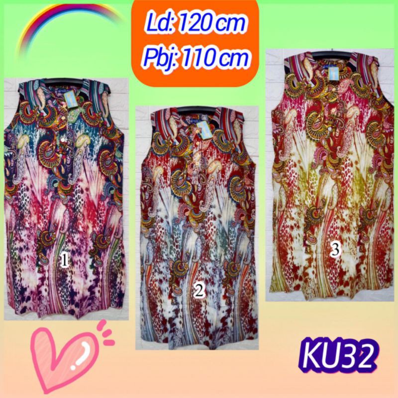 Daster kutung jumbo Kencana ungu-daster jumbo-daster kutungan jumbo-daster youcansee jumbo