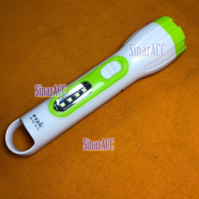 Senter fox 108 cas rechargeable GE 108 / GE107 cas + emergency flash light charge rechargeable colok senter sebaguna terang