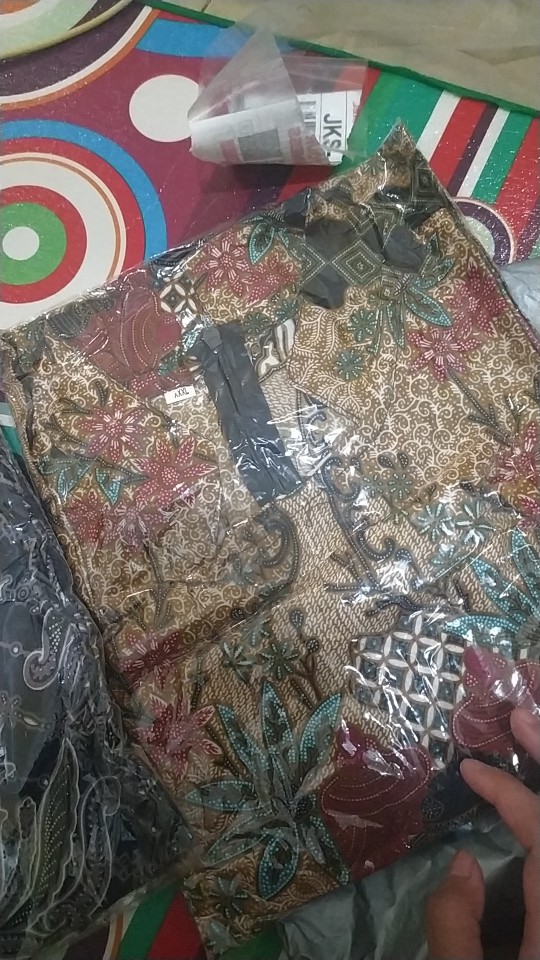 Tunik Batik Modern M L Xl Xxl Jumbo