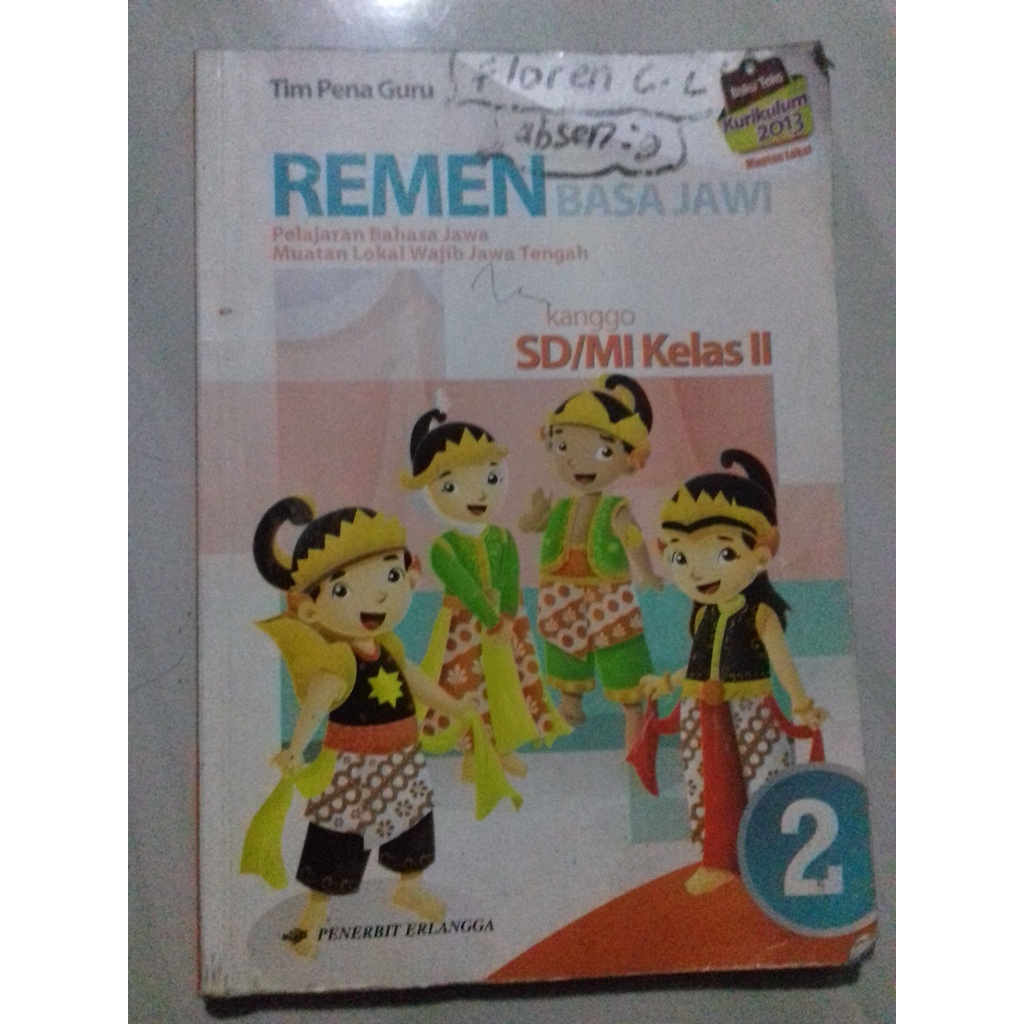 Buku Teks Remen Basa Jawi Kanggo SD/MI Kelas 2 Kurikulum 2013 by Penerbit Erlangga
