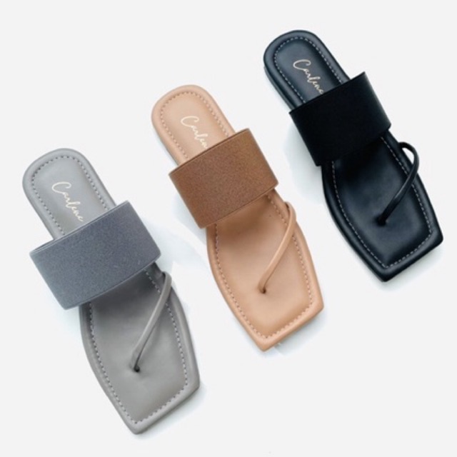 Carlene_kesya flat/sandal teplek wanita