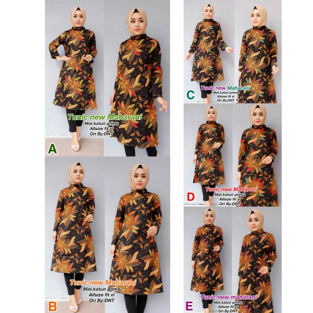 BATIK TUNIC NEW MAHARANI // GAMIS BATIK MODERN
